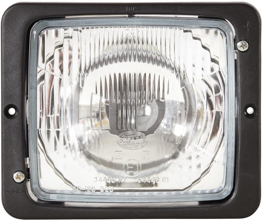 HELLA - asymmetrisch-Hauptscheinwerfer - 24/12V - Referenzzahl: 10 - Einbau - Lichtscheibenfarbe: tr