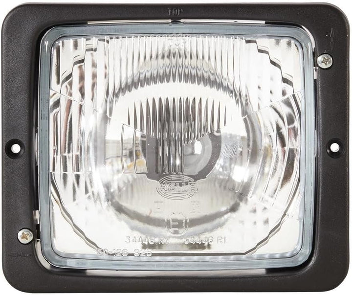 HELLA - asymmetrisch-Hauptscheinwerfer - 24/12V - Referenzzahl: 10 - Einbau - Lichtscheibenfarbe: tr