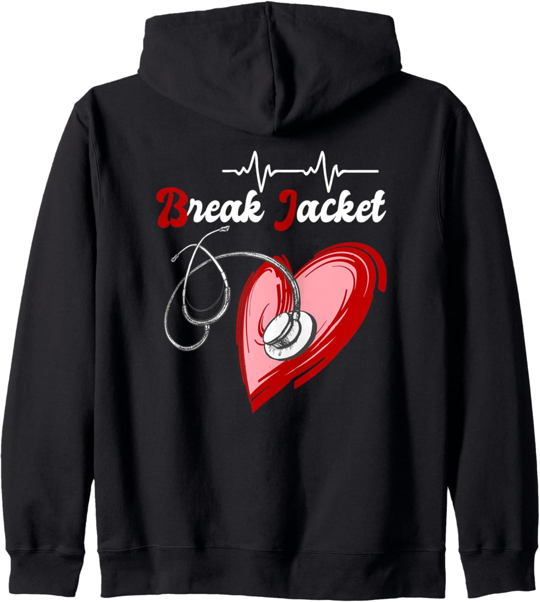 BREAK Jacke für registrierte Krankenschwestern, Praktiker, Ärzte Kapuzenjacke