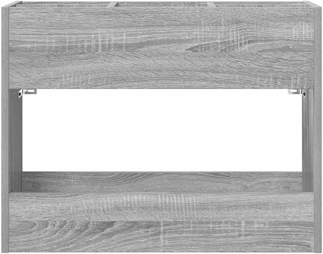 vidaXL Sonnenschirmhalter Graues Sonoma 65 x 24 x 50 cm Holzwerkstoff, Stylischer Halter, moderner R