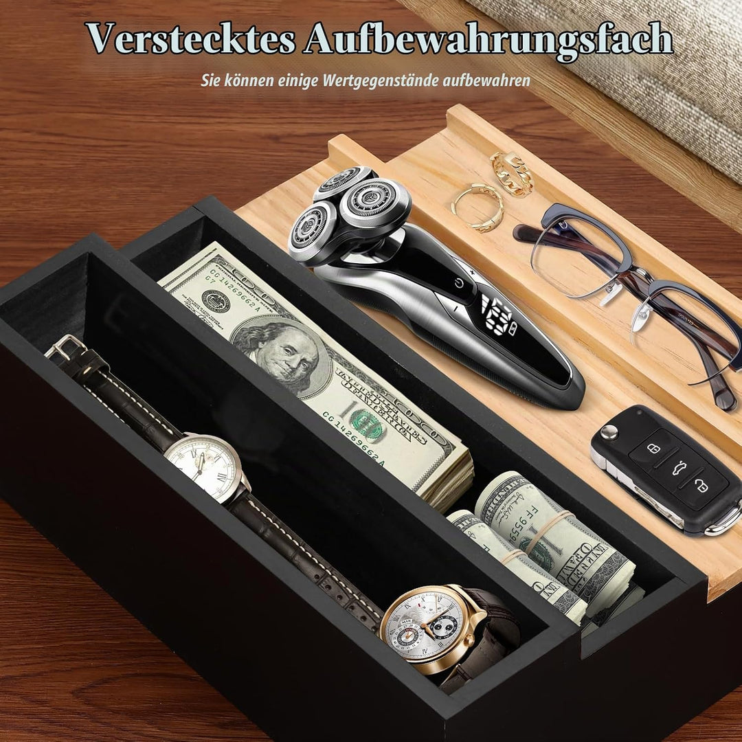 Köln Parfüm Organizer 4-Stufiger Display Ständer, Kosmetik Organiser mit Schublade und Verstecktem F