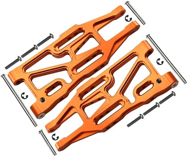 GPM HPI Bullet 3.0 Nitro & Bullet Flux Tuning Teile Aluminium Front Suspension Arm - 1Pr Set Orange