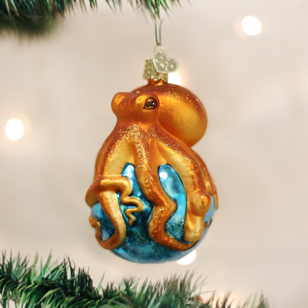 Old World Christmas Weihnachtsbaumschmuck: Meer und Wasser Tiere Glas geblasen Ornamente für Weihnac