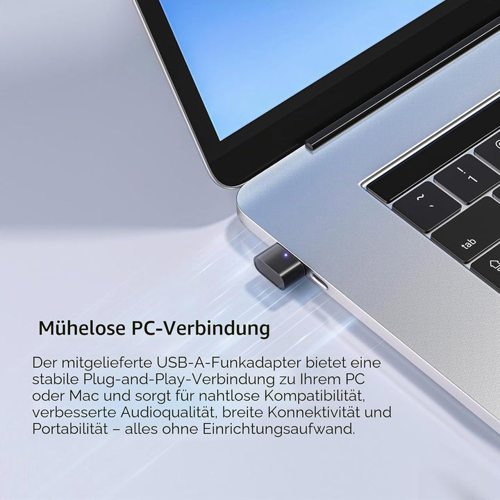 NEARITY MemPod Pro 2S, Open-Ear-Bluetooth-Kopfhörer mit Mikrofon, ChatGPT-Transkription &amp; Zusammenfa