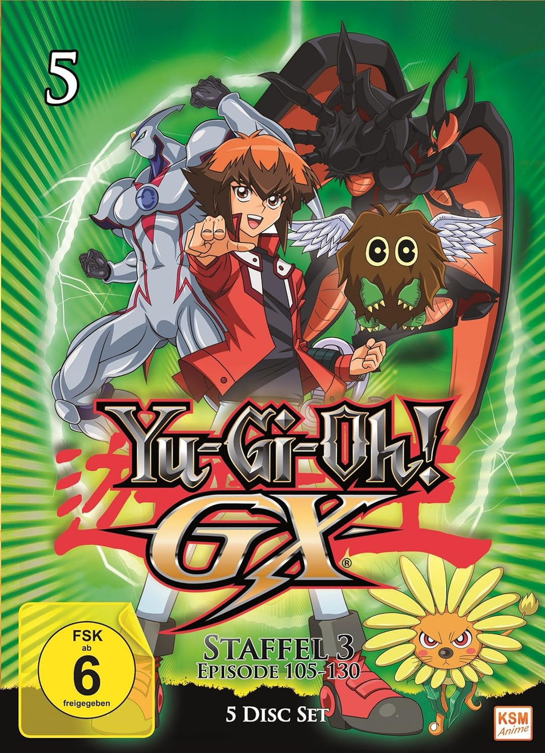 Yu-Gi-Oh! - GX - Staffel 3/Episode 105-130 [5 DVDs], DVD