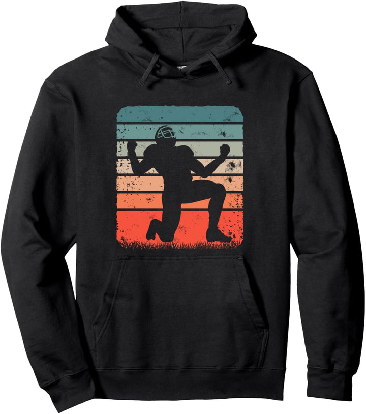 American Football Gewinner Pose Pullover Hoodie