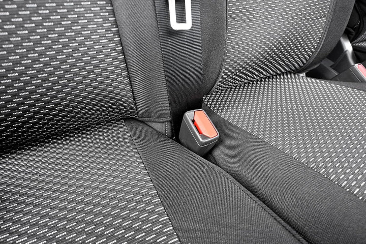 Z4L Lux Sitzbezüge passend für Transit Custom ab 2024, Polyester Schwarz/Grau, 3 Sitze