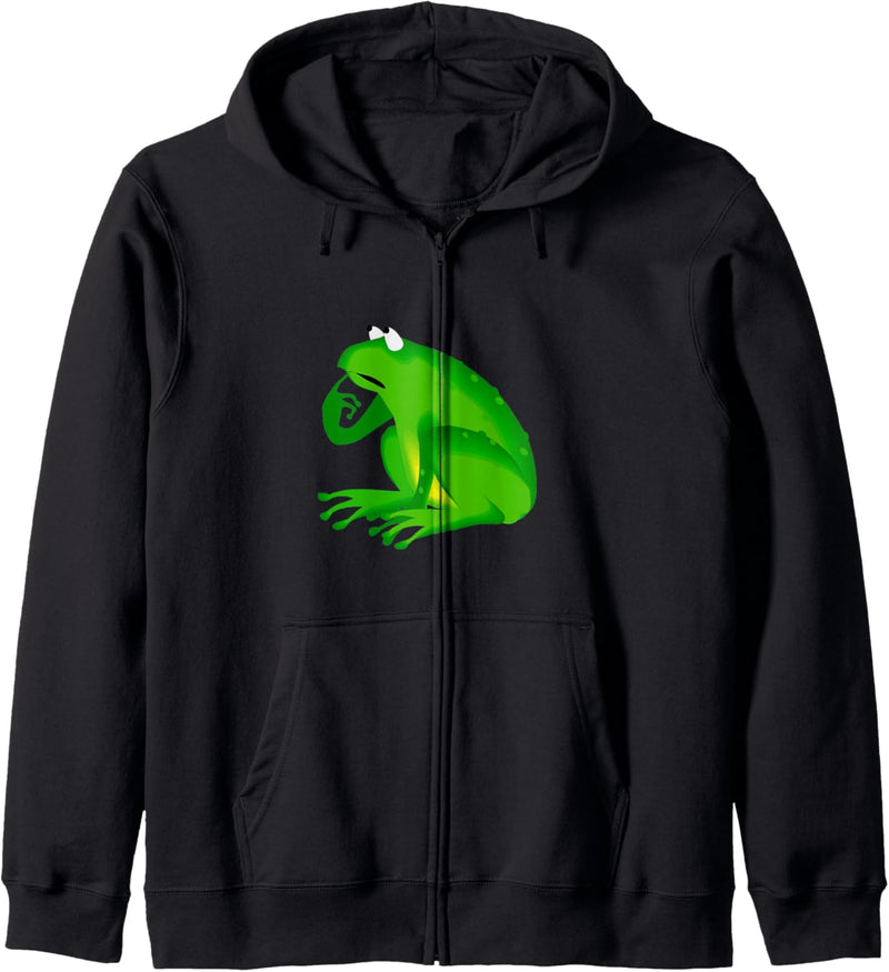 Grüner Frosch Kapuzenjacke