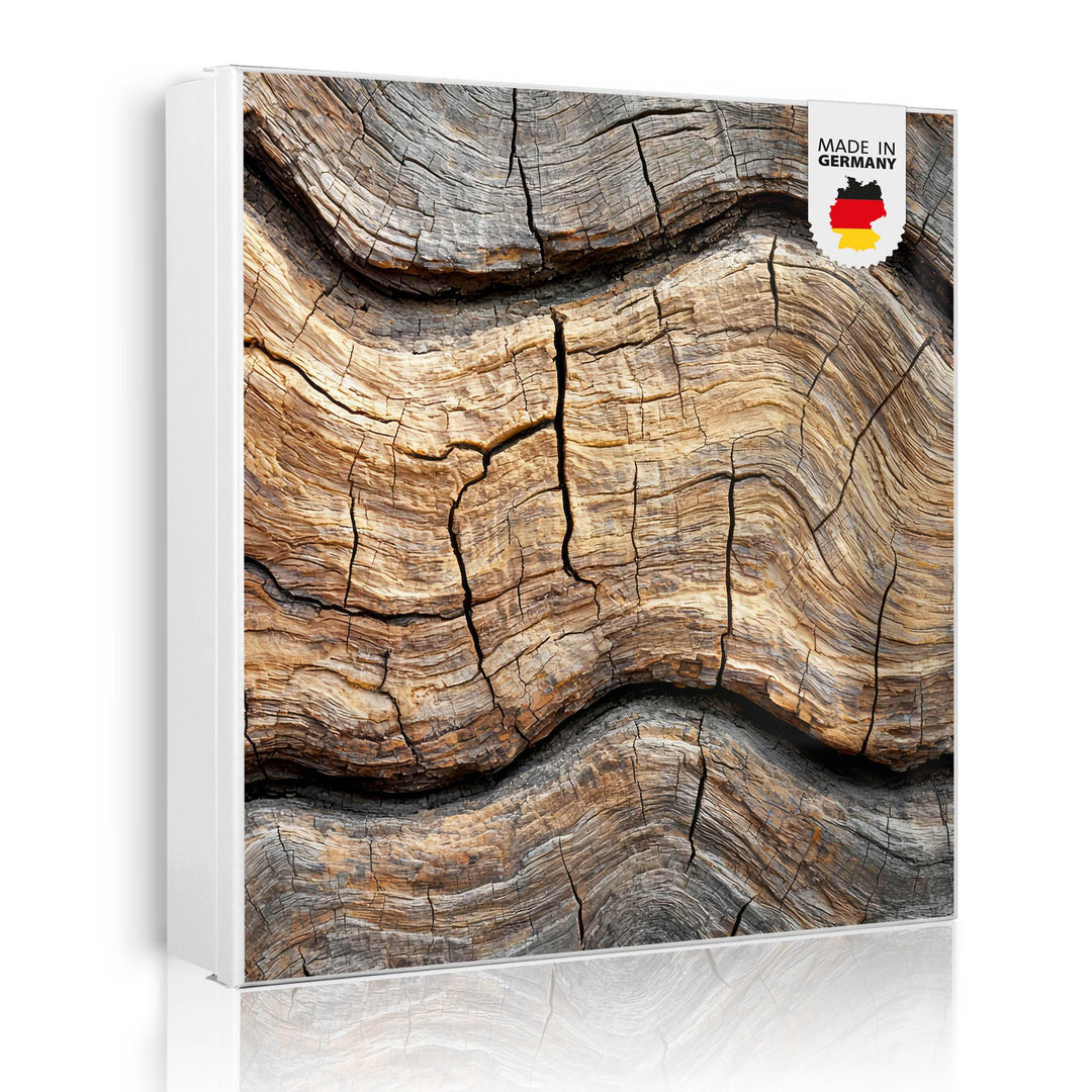 banjado Grosser Schlüsselkasten Glas - Schlüsselbox 30x30cm mit 50 Haken - Schlüsselkasten modern fü
