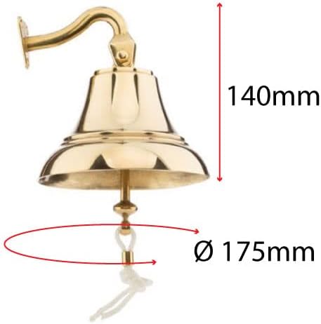 Schiffsglocke Foresti & Suardi - Messing - 1,3kg - Ø175mm