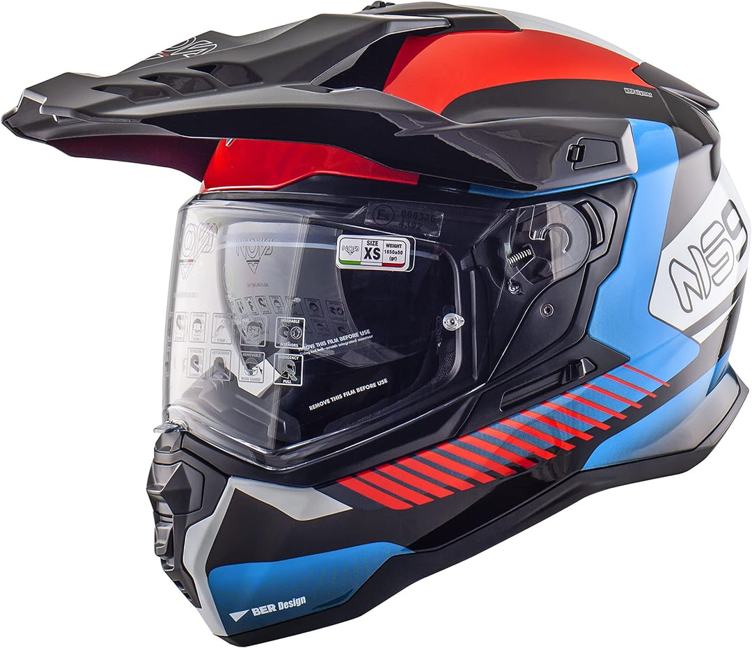 Helm NOS NS-9 Mirage Black ECE 22-06 ECE 22-06 MIRAGE BLACK XS, ECE 22-06 MIRAGE BLACK XS