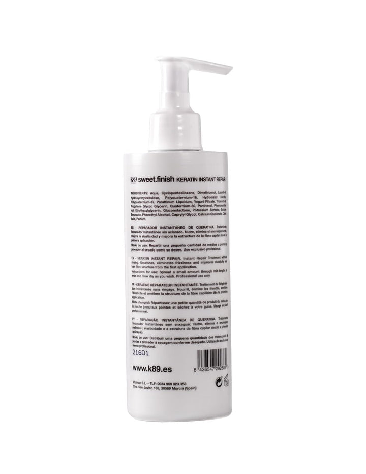 K89 Sweet Finish Keratin Instant Repair – 250 ml (250 ml)