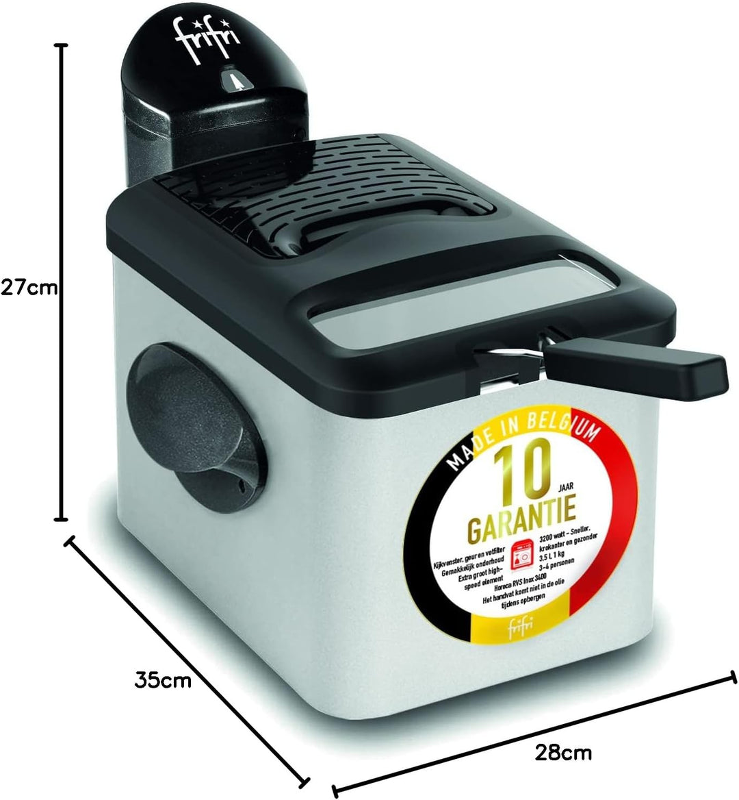 Frifri 3528DuoFil 1905 Duo Fil Pro Design Fritteuse