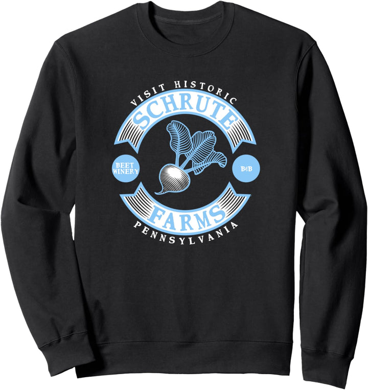 The Office Pastellblau Schrute Farmen Sweatshirt