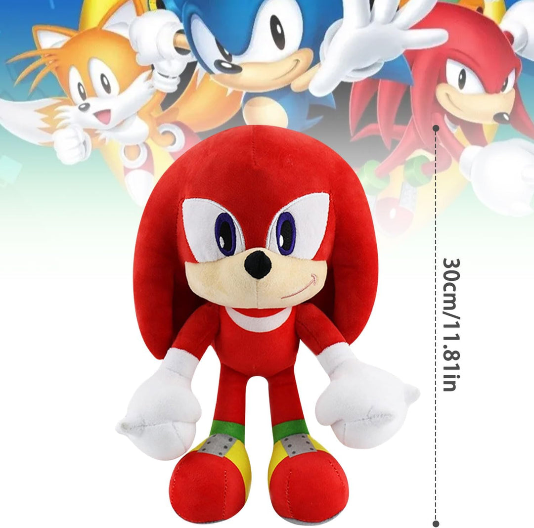 S-onic Tails Kuscheltier, 30cm S-onic Plüschfigur, Kinder S-onic Plüschpuppen, Cartoon Anime S-onic