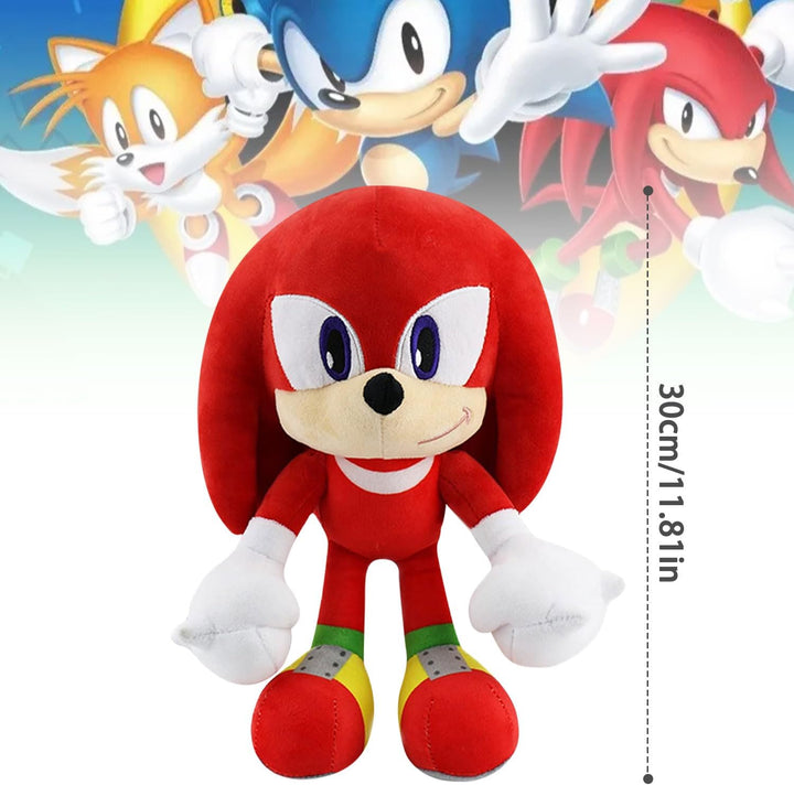 S-onic Tails Kuscheltier, 30cm S-onic Plüschfigur, Kinder S-onic Plüschpuppen, Cartoon Anime S-onic