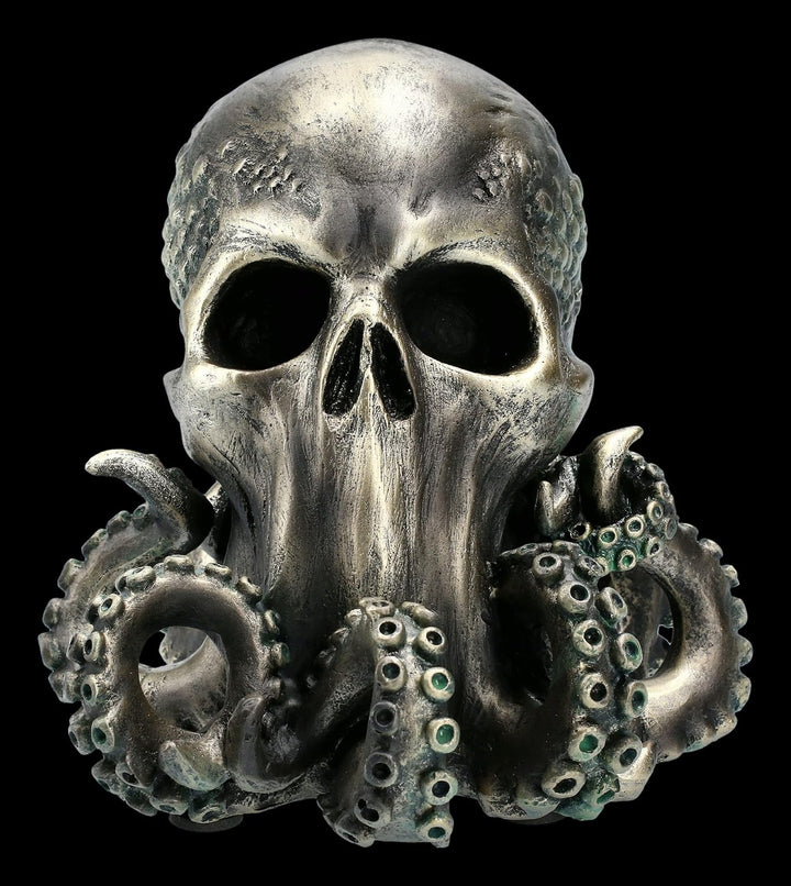 Pacific Giftware Totenkopf Cthulhu Schädel mit Tentakeln - Totenschädel Figur Deko Skull