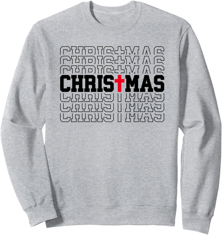 Bibel und Jesuskind - Christkind - Jesus- Christliche Kreuze Sweatshirt