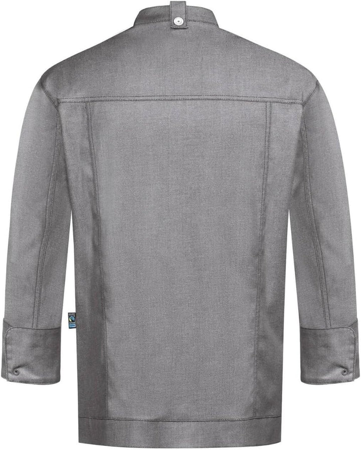 Greiff Gastro Moda Cuisine Herren Kochjacke Jeans-Style Regular Fit, XS