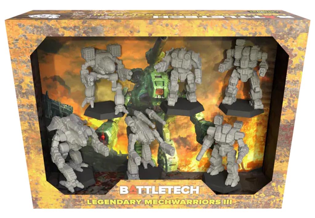 Catalyst Game Labs BattleTech | Miniatures | Legendary MechWarriors III ForcePack | Expansion | Mini