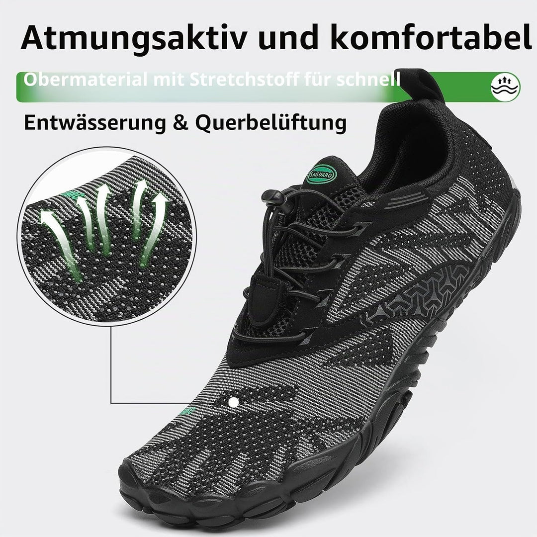 SAGUARO Herren Damen Barfussschuhe Wanderschuhe Traillaufschuhe Minimalistische Outdoor Wassersports