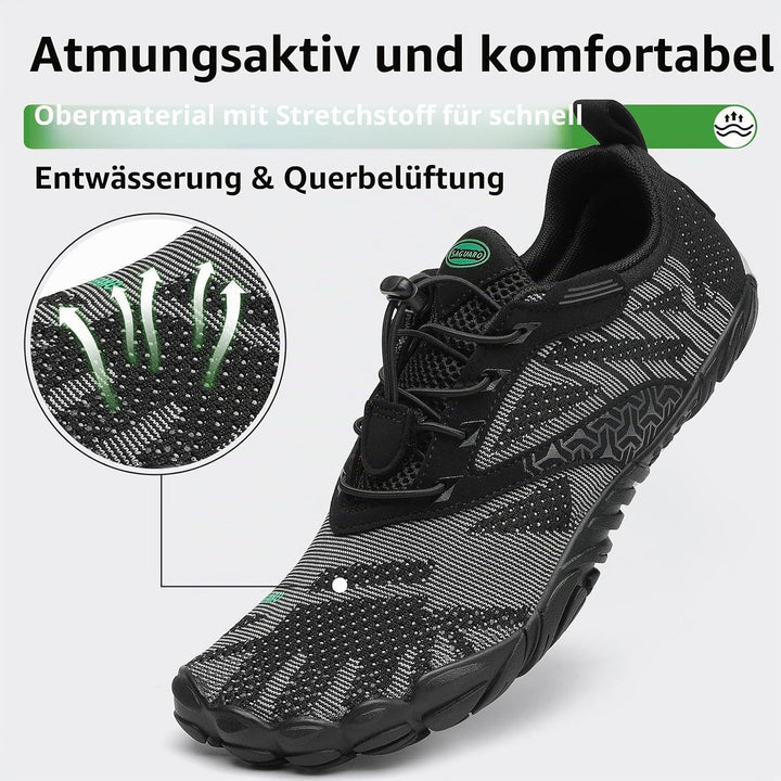 SAGUARO Herren Damen Barfussschuhe Wanderschuhe Traillaufschuhe Minimalistische Outdoor Wassersports
