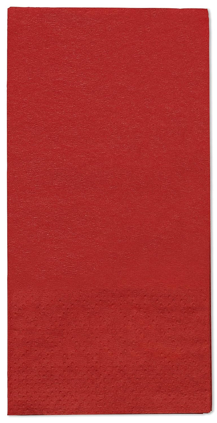Tork 477417 Lunchservietten Rot 1/8 Falz / 2-lagige, vorgefaltete Papierservietten für Snacks oder k