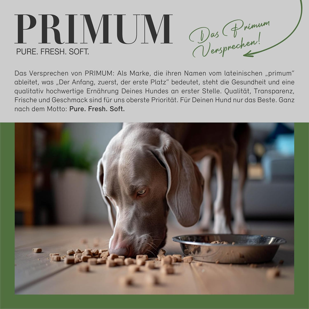 Soft Adult | Halbfeuchtes Hundefutter mit 70% frischem Fleisch für ausgewachsene Hunde. Getreidefrei