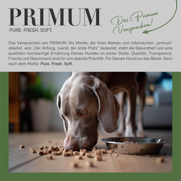 Soft Adult | Halbfeuchtes Hundefutter mit 70% frischem Fleisch für ausgewachsene Hunde. Getreidefrei