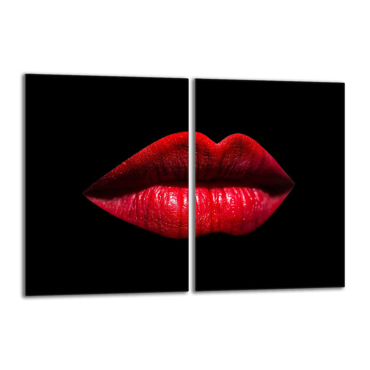 Herdabdeckplatten Set 2x40x52 cm Ceranfeld Abdeckung Glas Spritzschutz Abdeckplatte Glasplatte Herd