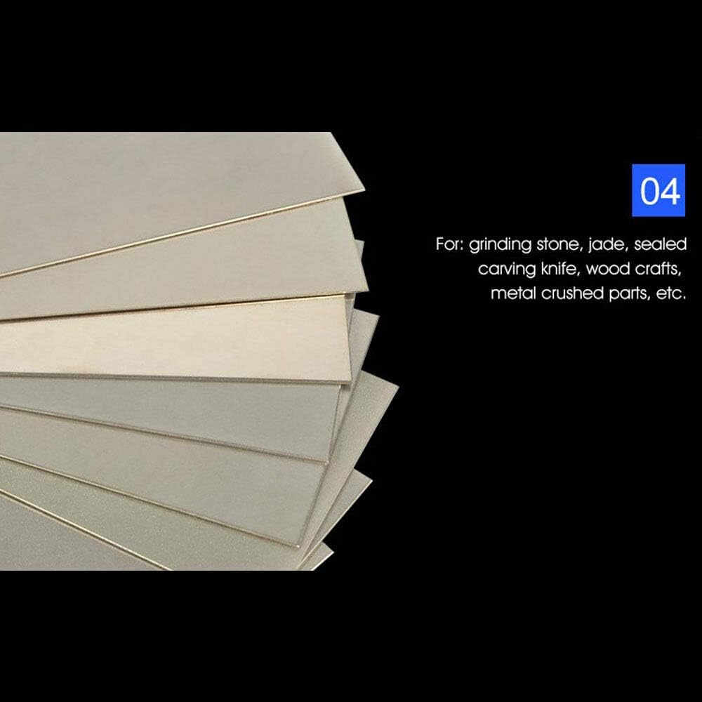 80 Körnung Schärfstein Diamant Läppplatte, 80-3000 Grit Diamant Schärfsteine Werkzeug zum Fixieren u