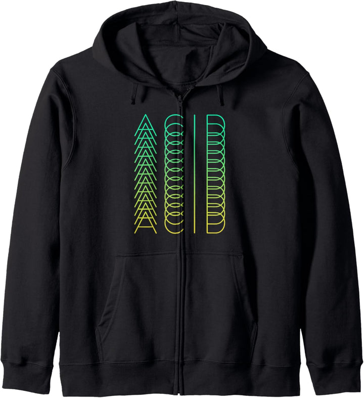 ACID Techno Acid House EDM Rave-Party Kapuzenjacke