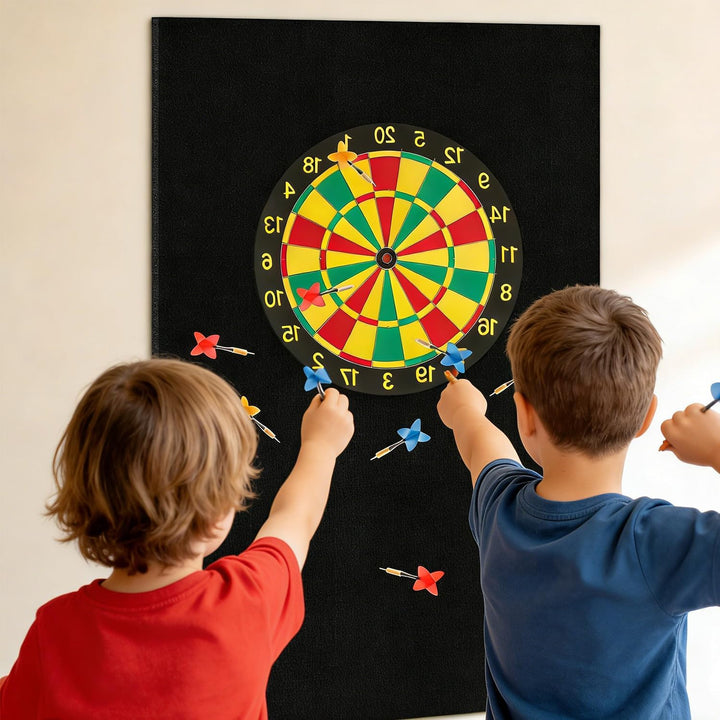 Dart Wandschutz Selbstklebend,Gespleisst Wandschutz Dartscheibe, Filz Dart Schutz Wand Schallschutz,