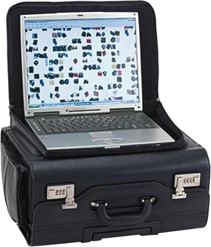 ALASSIO Pilotenkoffer Notebookkoffer SAN REMO schwarz
