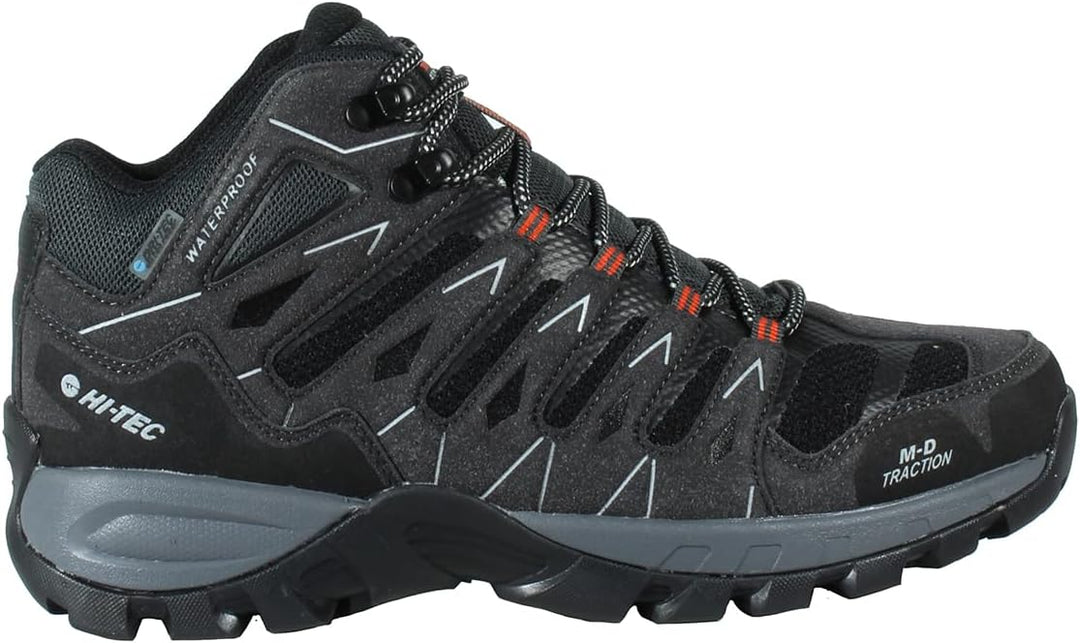 Hi-Tec Herren Halbschuh Torca 42 EU Ancho Kohlegrau Orange Burnt Orange, 42 EU Ancho Kohlegrau Orang