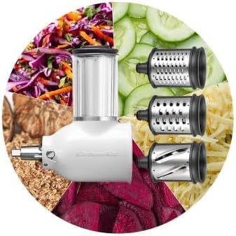 KitchenAid Artisan Küchenmaschine, 4,8 Liter, inkl. Zubehör, 15-teilig, Entsafter-Vorsatz, Liebesapf