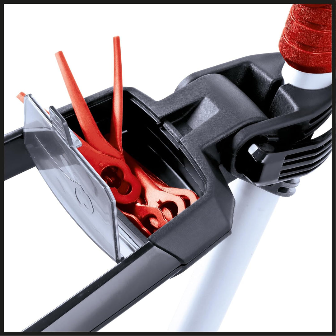 Einhell Akku-Rasentrimmer GE-CT 18 Li (1x 2,5 Ah) Power X-Change (18 V, Motorkopf drehbar und neigba