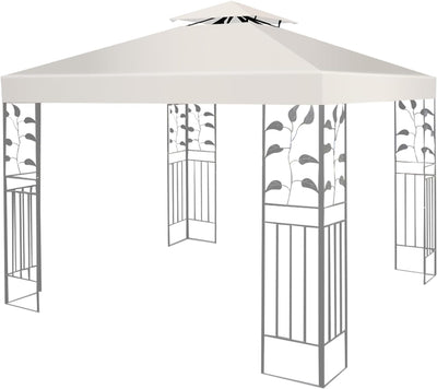 KOMFOTTEU 3 x 3 M Pavilliondach, Ersatzdach für Pavillion, Dachplane für Garten Balkon Strand, wasse