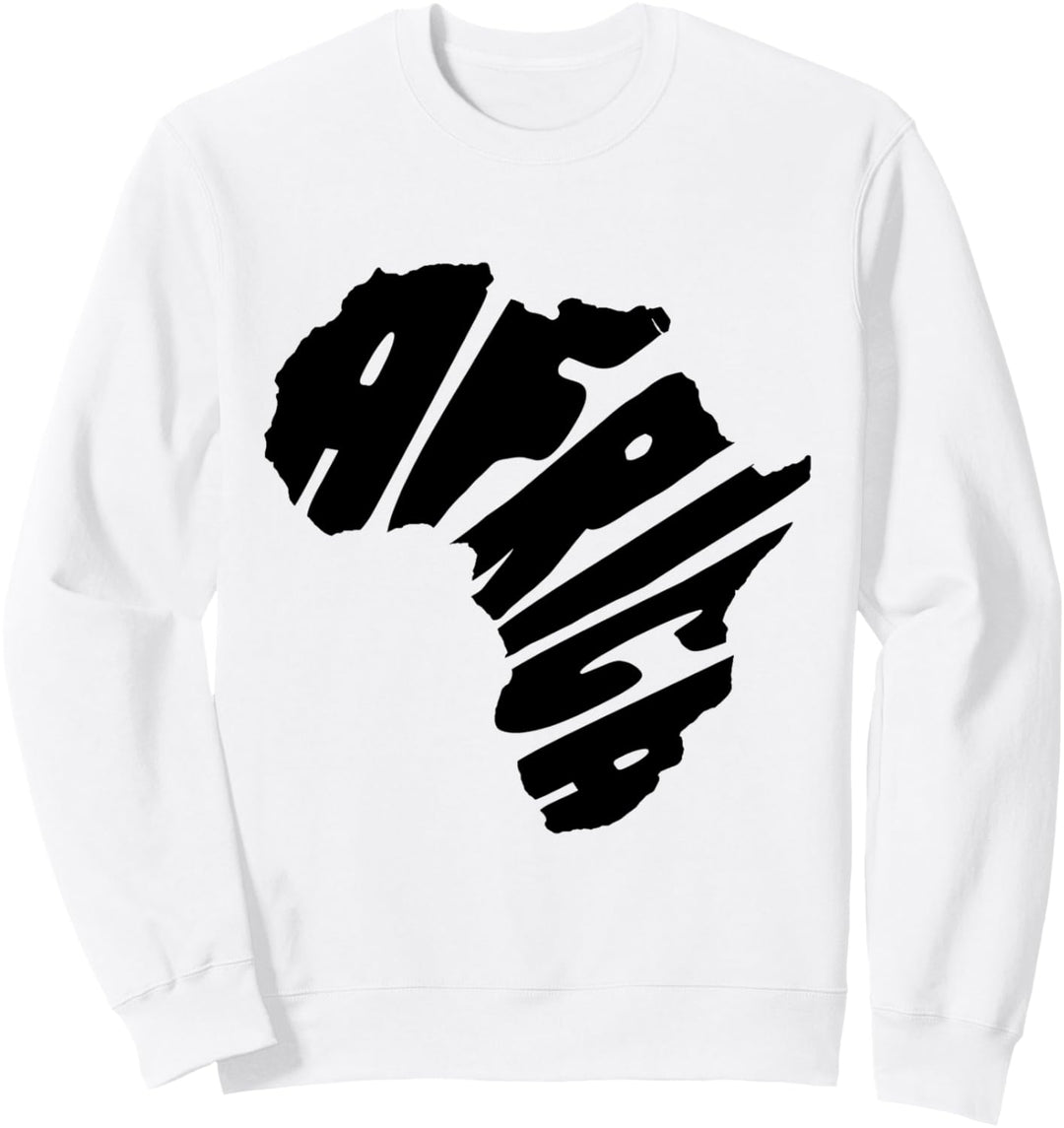 Afrika Karte Umriss Form Silhouette Afrikanisch Africa Stolz Sweatshirt