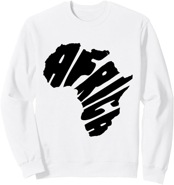Afrika Karte Umriss Form Silhouette Afrikanisch Africa Stolz Sweatshirt