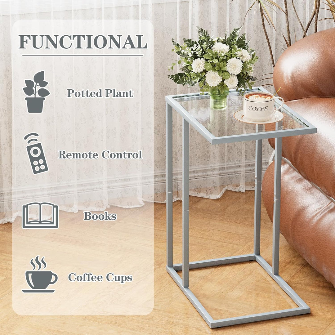 Beistelltisch C Form, Couch Beistelltischs, Kaffeetisch Kleiner Tisch, Sofa Tisch Beistelltische Bet