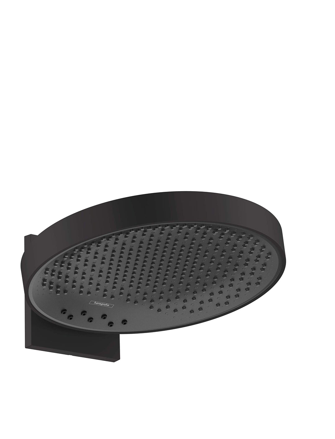hansgrohe Duschkopf Regendusche Rainfinity (360mm, rund, 3 Strahlarten, Wandmontage) Mattschwarz