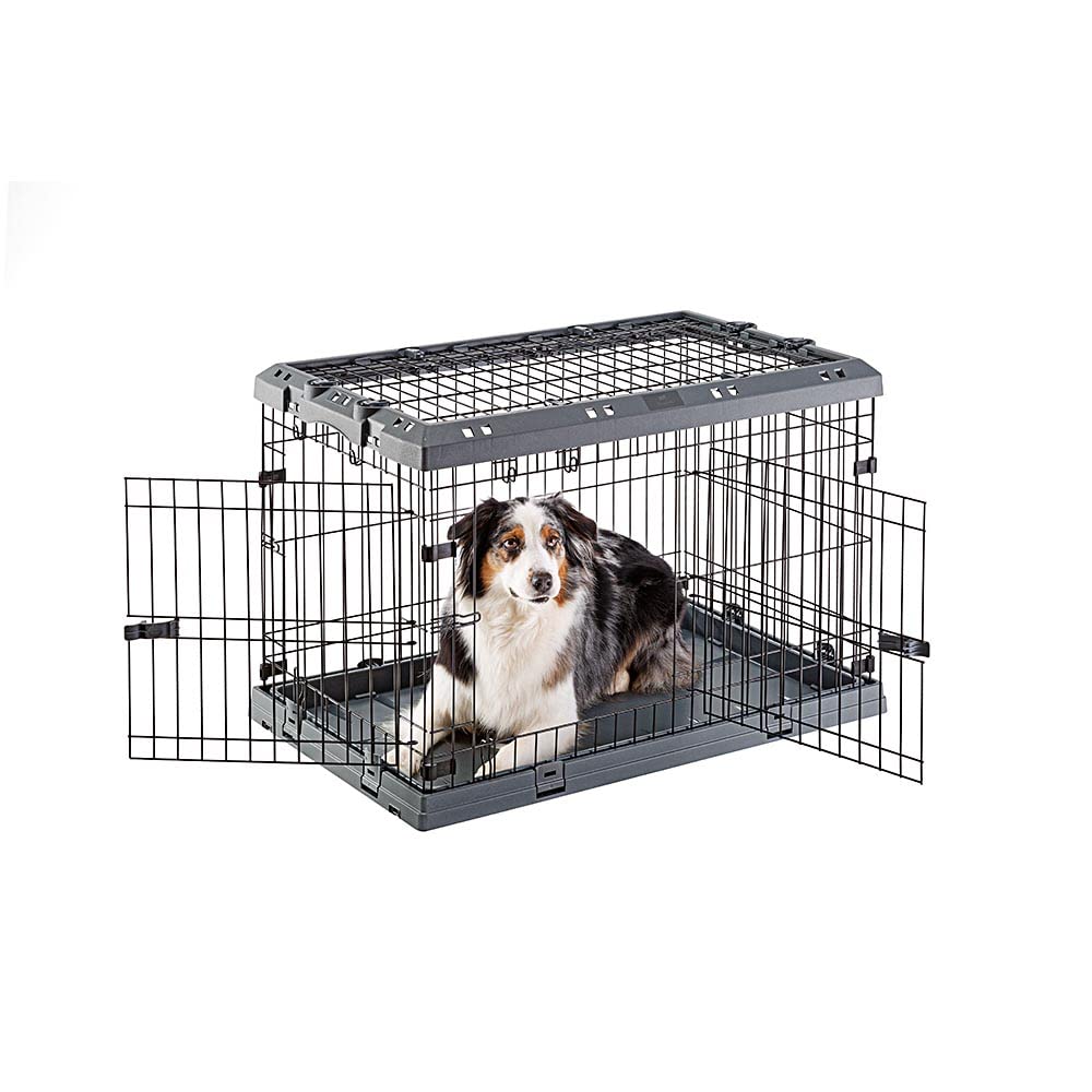 Ferplast Gabbia Cane in Metallo Gabbia Pieghevole per Cani Medi SUPERIOR 90 Recinto in metallo, con