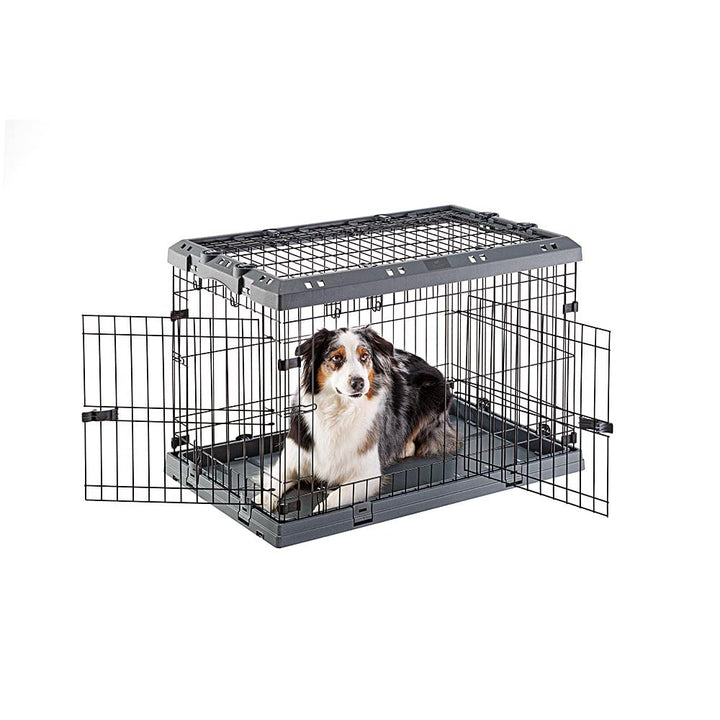 Ferplast Gabbia Cane in Metallo Gabbia Pieghevole per Cani Medi SUPERIOR 90 Recinto in metallo, con