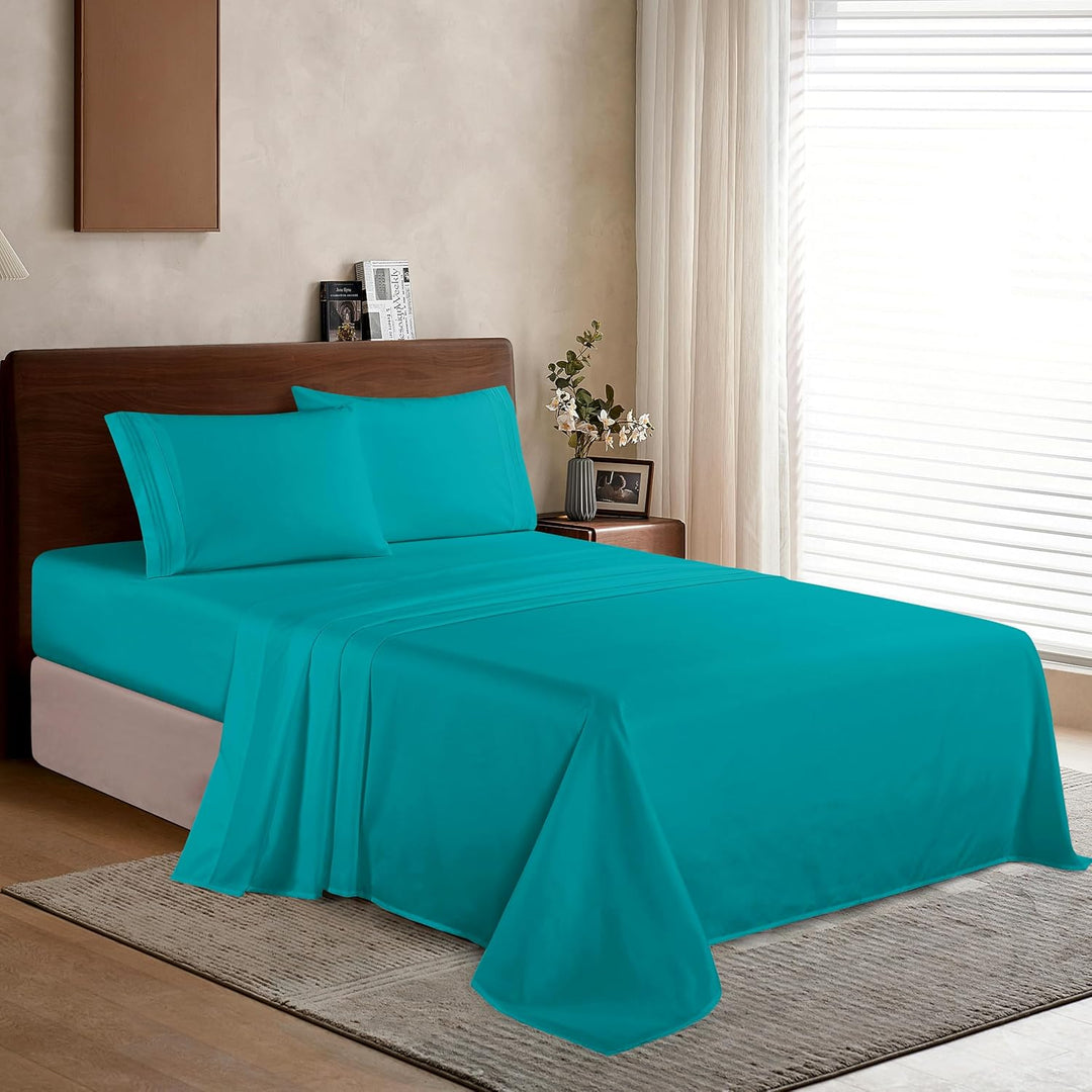Elegant Comfort Bettwäsche-Set, luxuriös, weich, Fadenzahl 1500, ägyptische Qualität, Knitter- und l