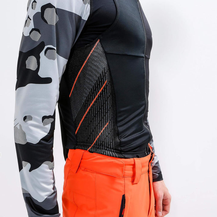 Komperdell Herren Protektor Top Super ECO Cross Vest Men black/orange M, black/orange M