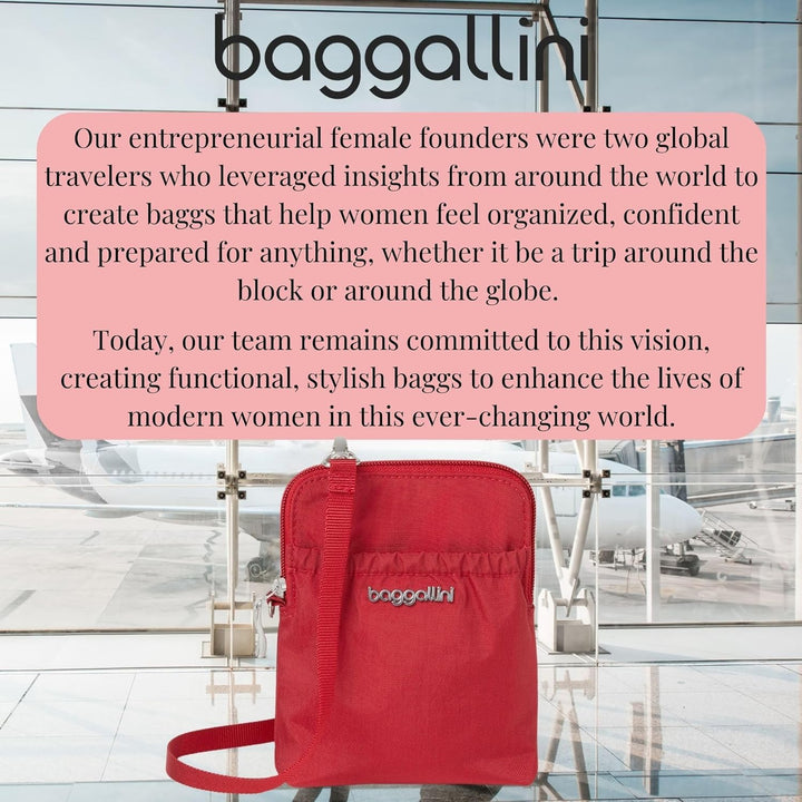 Baggallini Bryant Smartphone-Tasche und Geldbörse – leicht, wasserabweisend, Reisetasche mit RFID-Sc