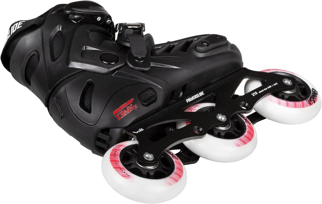 Powerslide Kinder Inline Skate Khaan Junior Pro, grössenverstellbar, für Urban, Fitness, Hockey, für