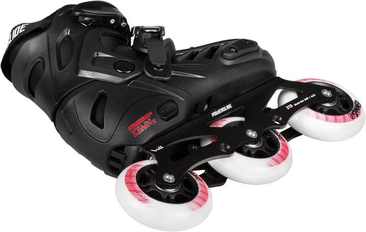 Powerslide Kinder Inline Skate Khaan Junior Pro, grössenverstellbar, für Urban, Fitness, Hockey, für