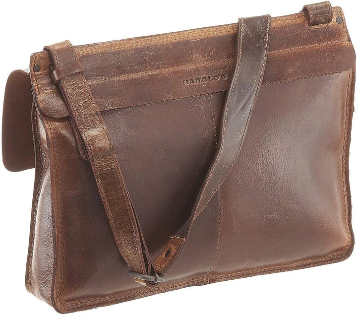 Harold's Umhängetasche Aberdeen 2908 Messengerbag S Braun, Braun